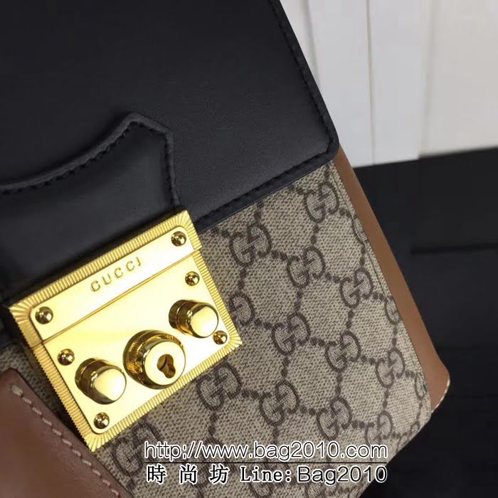 GUCCI古馳原單 新款高仿GUCCI新款專櫃品質原單貨實物實拍498194杏克棕雙肩背包 HY1234